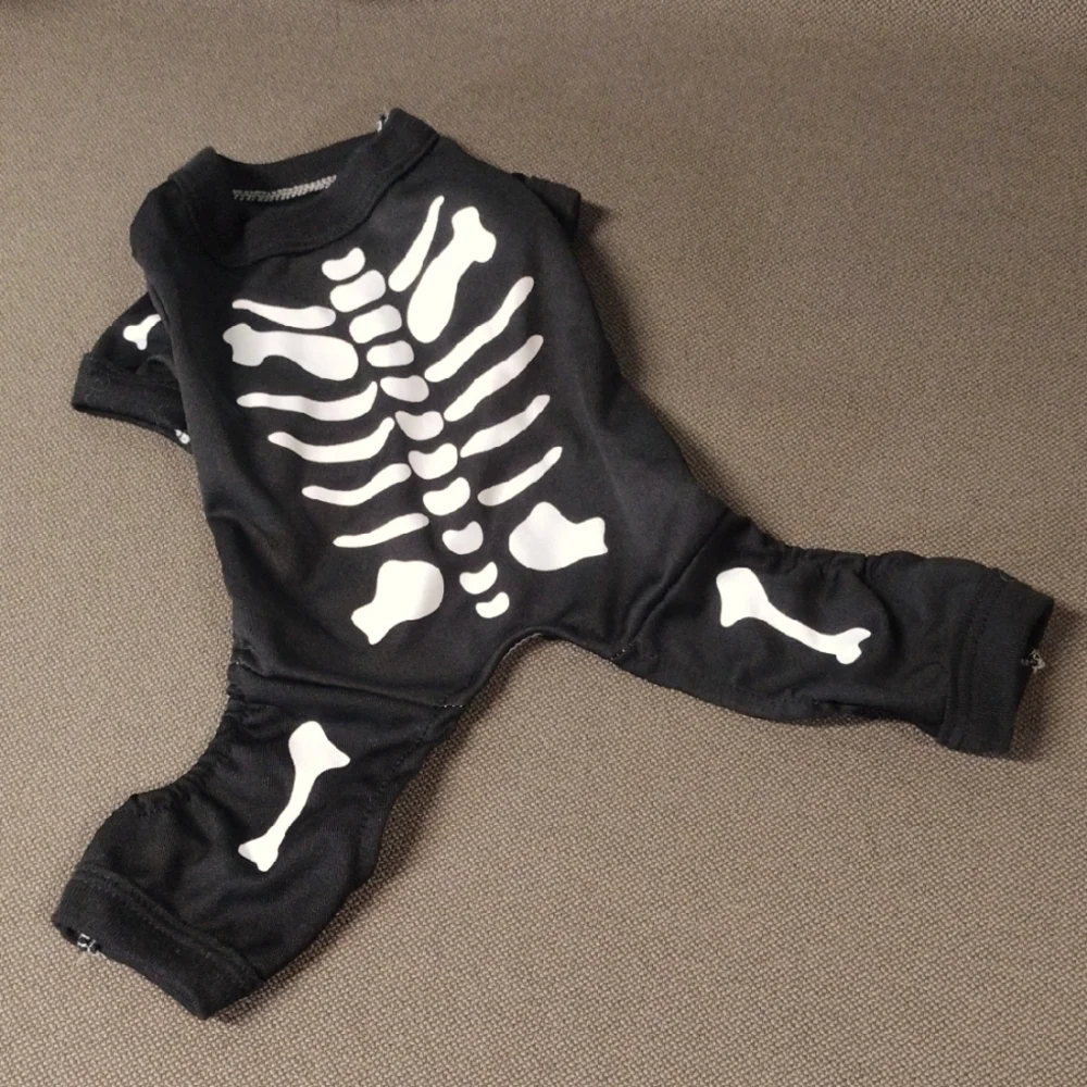 Pet Skeleton Costume XS